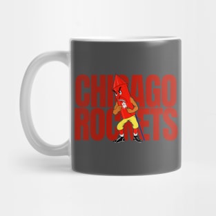 Defunct Chicago Rockets Football 1948 Mug